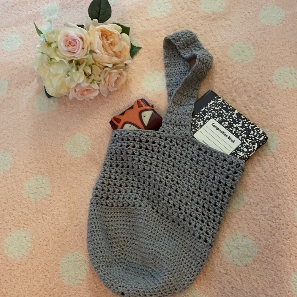 Handmade (by my mom) Crocheted Bag